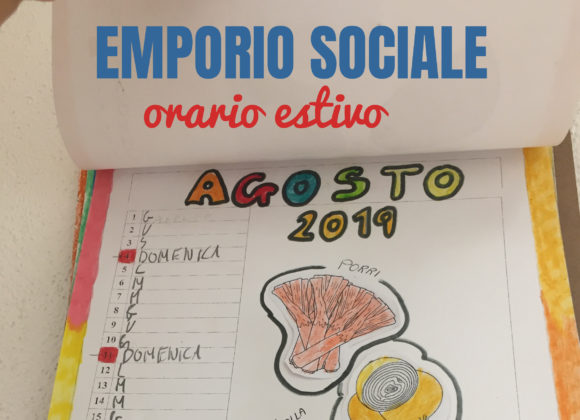 calendario agosto dell'emporio sociale