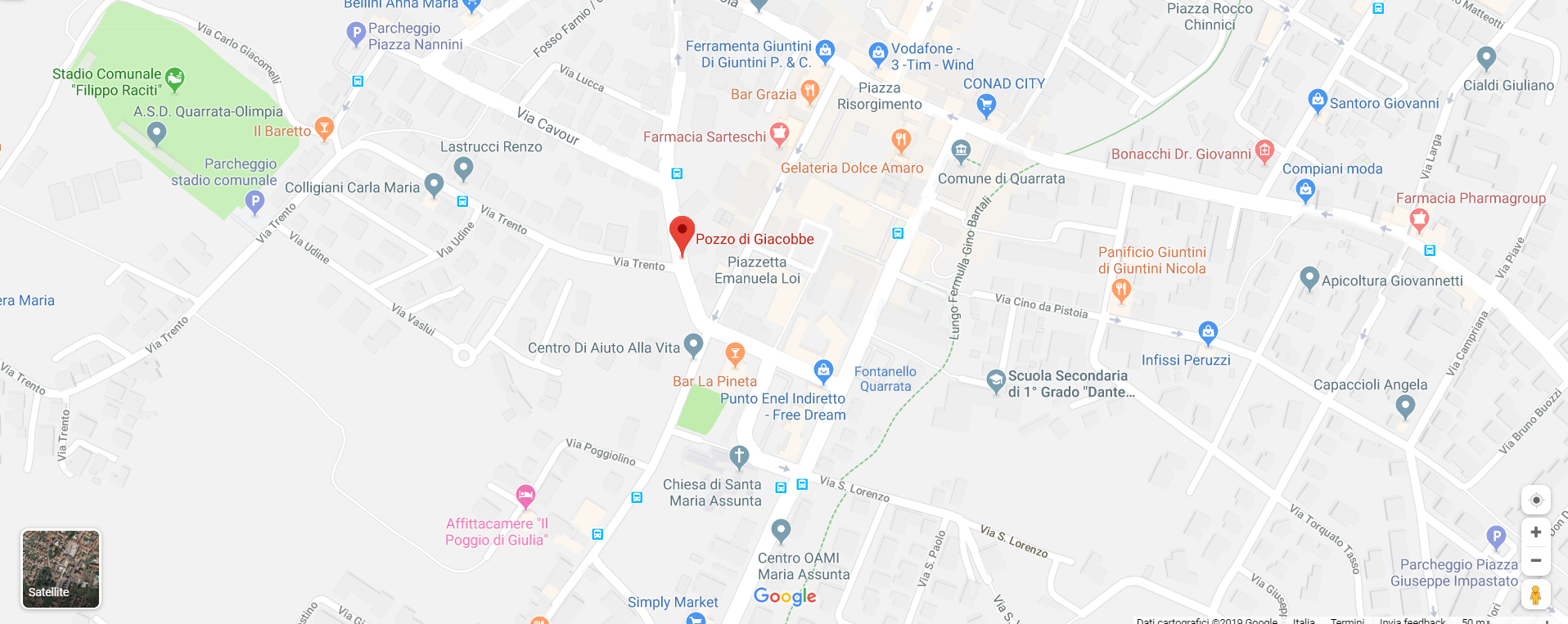 maps Pozzo di Giacobbe