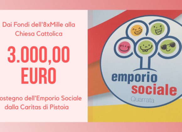 3.000,00 euro dalla Caritas all'Emporio Sociale