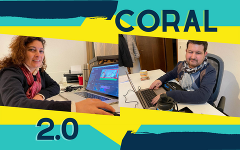 Paola e Alberto, tirocinanti di CORAL al Pozzo di Giacobbe