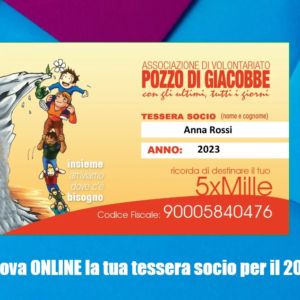 Rinnova online la tessera socio per il 2023!