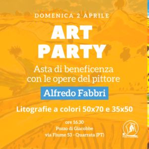 ART PARTY – Asta di beneficenza con le opere di Alfredo Fabbri