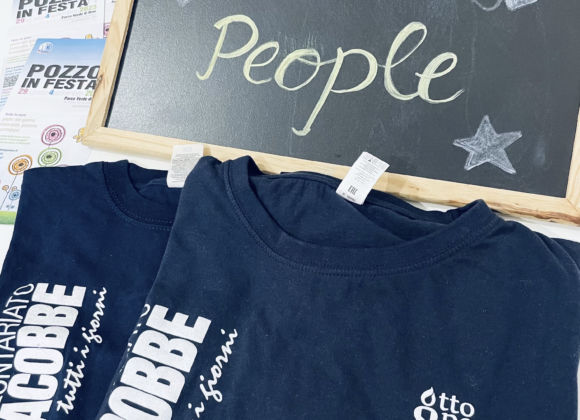 Le nuove t-shirt dell’associazione per la Festa al Parco Verde