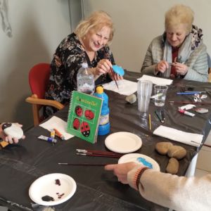 Il laboratorio di pittura di Cantastorie