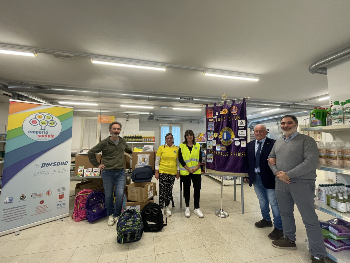IMG_5592 “Zaino sospeso”: il Lion’s Club sostiene l’Emporio Sociale