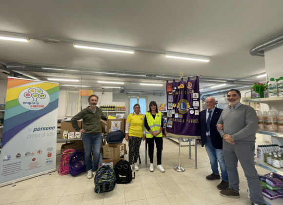 “Zaino sospeso”: il Lion’s Club sostiene l’Emporio Sociale