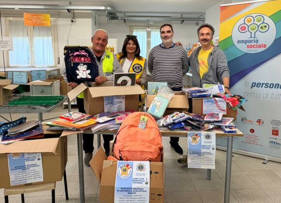 Zaino sospeso: i Lions di Serravalle per l’Emporio Sociale